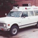 Chevrolet C20 3 Door 4x4 Suburban Ambulance raised top with lights siren