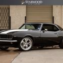 Chevrolet Camaro Hot Rod Black w/ White Dual Racing Stripes with 3,838 Miles, fo