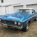 CHEVROLET CHEVELLE  1969 SS CONVERTABLE BLUE NUMBERS MATCHING