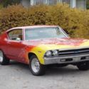 Chevrolet Chevelle Red/ Flames with 94,836 Miles, for sale!