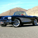 Chevrolet Corvette Tuxedo Black with Sateen Silver coves with 6,643 Miles, for s