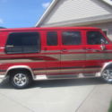 Chevrolet Red Conversion Van 350-V-8 Great Condition Stored winters VERY CLEAN !
