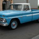 Chevy 1966 C10 Fleet Side Long Bed Truck Big Back Window - 14,500 original miles