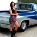 CHEVY 383 STROKER FABBED NARROWED 9&#034; PRO STREET BACK HALF BIG TIRE TRUCK 4 LINK