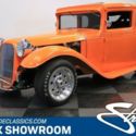 Chevy Custom Ford V8 Auto Classic Vintage Collector Orange Black Hot Rod Spectre