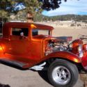 Chevy Hotrod -Georgeous Candy Tangerine with Red flames