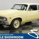 Chevy Nova with a 350ci motor and a 4 speed manual transmission