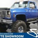 chevy square body sbc monster truck short bed retro solid axle