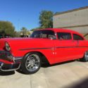 Chopped, &#039;56 Chevrolet Restomod, BBC, Power Opt&#039;s, AC, Beautiful Low Miles Car!