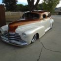 CHOPPED 48 CHEVY 4DR AIR RIDE LEATHER V8 AOD A/C AWESOME $100K BUILD PRO BUILT!!