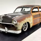 Chopped & Shaved/Stunning Wood/5.0L EFI V8/AOD Auto/4 Wheel Discs/Great Project