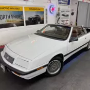 Chrysler Le Baron White with 41,842 Miles, for sale!