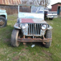 CJ2A 1946 4 cyl Jeep in running condition, needs starter, no damage HX