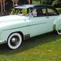 Classic 1950 Chevy Matching #s Styline Deluxe 2dr Sedan 2 Tone Green Low mileage