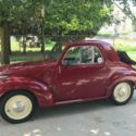 Classic 1953 Fiat Topolino 500C Cherry Red Convertible