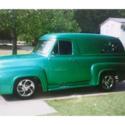 Classic 1955 Ford F-100 Panel  &#034;Luck O&#039; The Irish&#034;