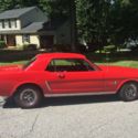 classic 19641/2 antique mustang muscle car