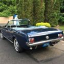 Classic 1966 Ford Mustang Convertible Nightmist Blue 289 V8 Manual Stick Shift