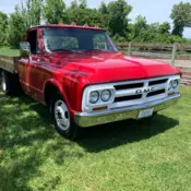 Classic 1967 GMC V-6 Dually pickup.