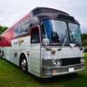 Classic 1967 Silver Eagle bus