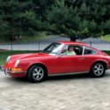 Classic 1970 911E coupe in red, fuel injected, Porsche COA, 74759 original miles