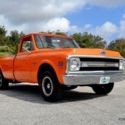 CLASSIC 1970 CHEVY C10 CLEAN  3 SPEED ON THE TREE MANUAL HUGGER ORANGE