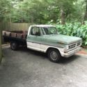 Classic 1971 Ford F-100 Ranger Flat Bed Patina Shop Truck