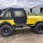 Classic 1976 Jeep CJ7 miles 21,330  Comes with extra set of off road tires!