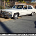 CLASSIC 1977 CADILLAC FLEETWOOD BROUGHAM D&#039;ELEGANCE! 99.9% RUST-FREE CA. CAR 81K