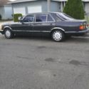 CLASSIC 1985 MERCEDES BENZ 500 SEL SEDAN, MADE IN GERMANY, BLACK EXTERIOR