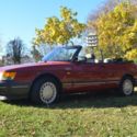 Classic 1989 SAAB 900 TURBO - RED CONVERTIBLE - GOOD RUNNING CONDITION