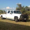 Classic 1990 Chevrolet Silverado dually square body, Western Hualer type bed
