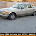 CLASSIC 1991 MERCEDES BENZ 560SEL! 99.9% RUST-FREE FLAGSHIP SEDAN. 152,500 MILES