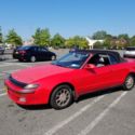 Classic 5 speed manual transmission convertible - Red