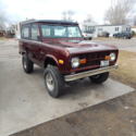 classic auto 1975 ford bronco has been restored
