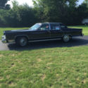 Classic black-on-black 1979 Lincoln Town Car