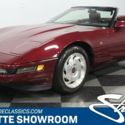 classic chevy c4 automatic drop rag top vette low miles ruby red metallic