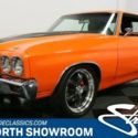 classic chevy muscle car 469 v8 5 speed manual air orange