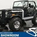 classic chrome vintage mopar cj5 4x4 jeep 350 v8 manual transmission black