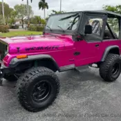 Classic Jeep Wrangler S 4X4 5-Speed Low Miles Clean Carfax Corbeau Seats