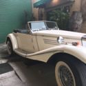 Classic Mercedes 1936 Roadster Certified Marlene Replica 500K