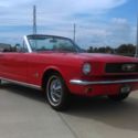 Classic Mustang convertible, poppy red & super clean, runs great, MUST SELL!!!