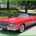 Classic Red 1973 Cadillac Eldorado Convertible Restored Automatic 73 2 Door Cady
