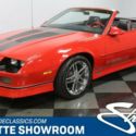 classic red black 3rd gen rag top fuel injected sbc automatic transmission black