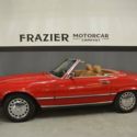 CLASSIC SIGNAL RED PALAMINO TWO OWNER 1989 560SL CALIFORNIA CAR