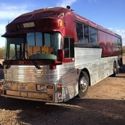 Classic Silver Eagle Bus