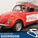 classic vintage bug beetle coca-cola vw 1600cc 4-speed manual red