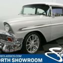 classic vintage chevy 502 v8 fuel injected auto air leather silver white custom