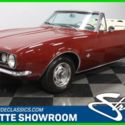 classic vintage chevy camero chrome red white convert drop top sbc small block