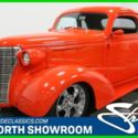 classic vintage chevy streetrod red 350 v8 auto air custom rod 1938 Used